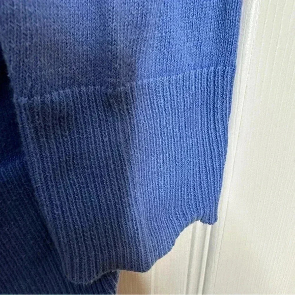 GAP Factory Cardigan Long Periwinkle Blue Size Small - Picture 5 of 16
